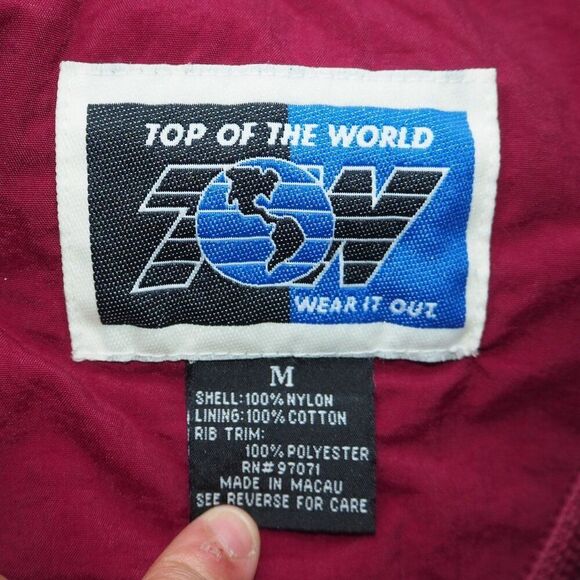 Top of the World Vintage Virginia Tech Hokies Pullover Windbreaker Men's M - Picture 5 of 9